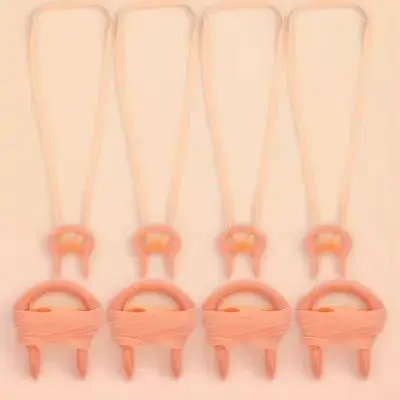 

Набор из 8 водонепроницаемых зажимов для носа для плавания с эмульсионным покрытием и ремешком, предотвращающим потерю, для тренировок и соревнований