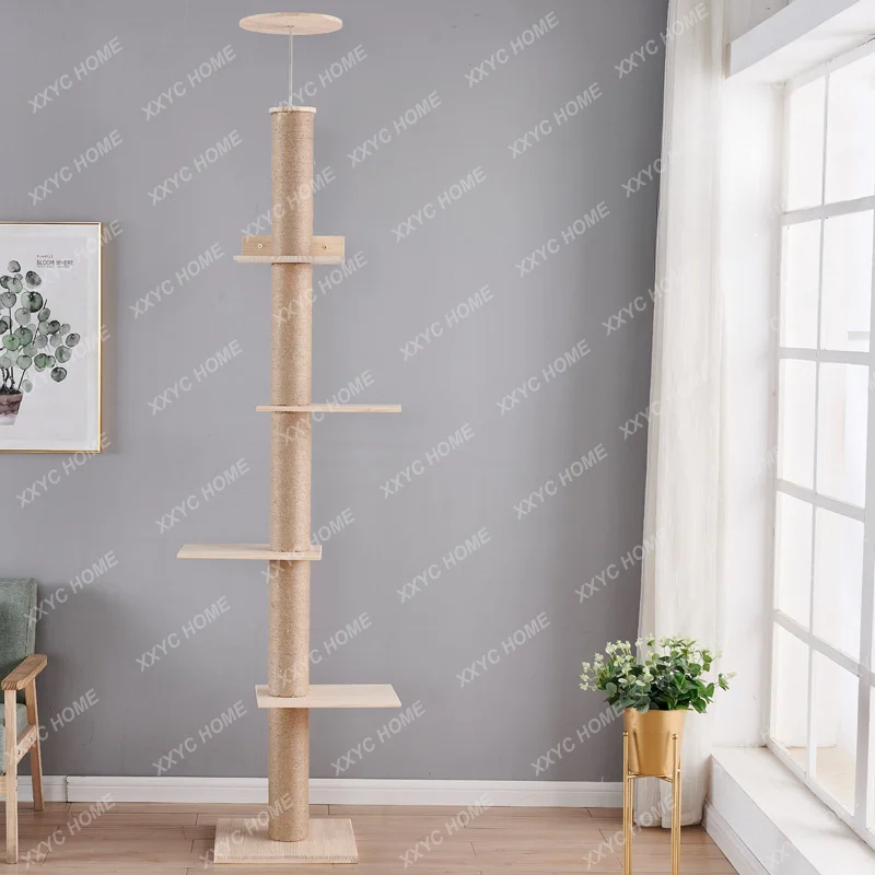 

Standing on the Earth Cat Climbing Frame Wholesale Cat Jumping Platform Cross-Border Cat Tree Scratching Pole Cat Climber Toy