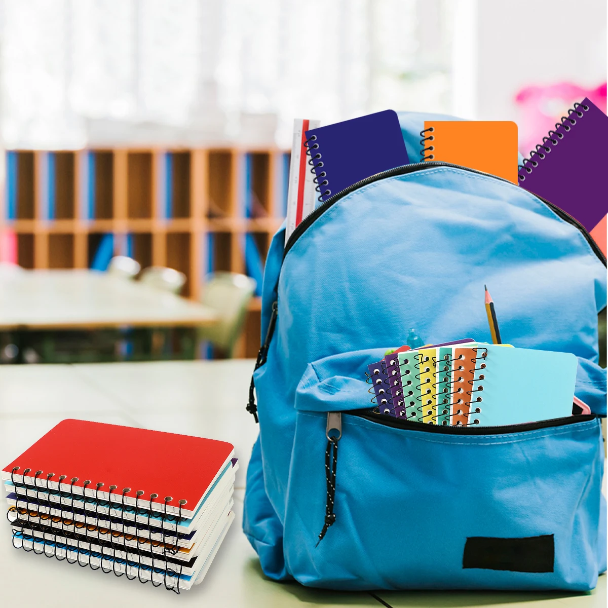 12 Pack Small Spiral Notebook Pocket Pad 3x5in  With Lined Pages 50sheets  Mini Memo Steno Note Pads for  Home Office School