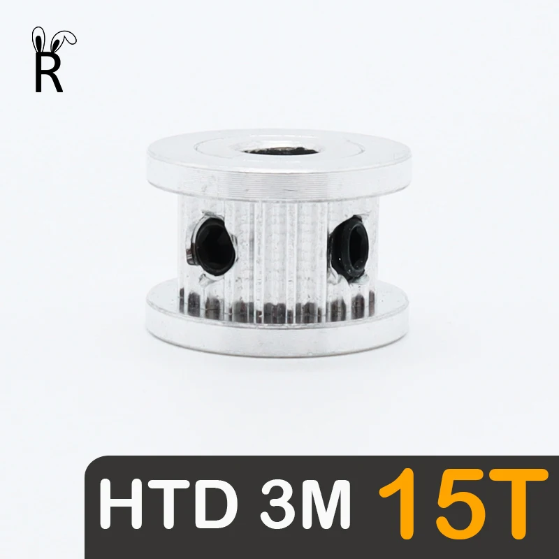 

HTD 3M 15Teeth Synchronous Wheel Bore 3/3.17/4/5/6/6.35/8mm 3M Timing Pulley Belt Width 6/10/15mm HTD3M 15 Teeth 15T Belt Pulley