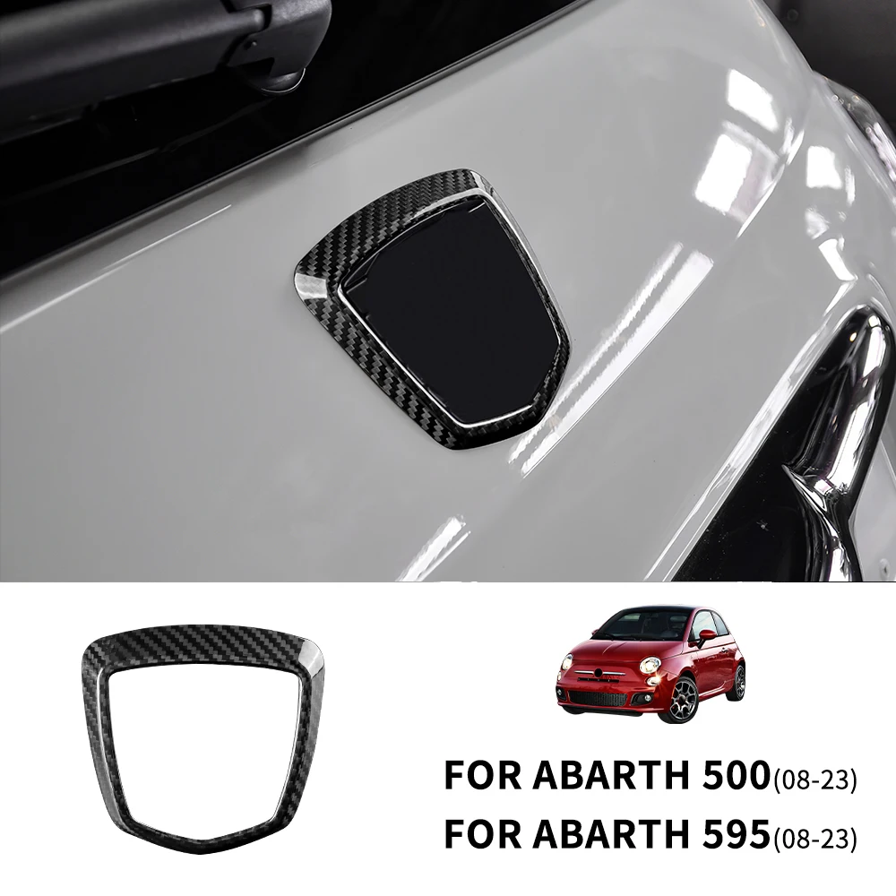 

Настоящее твердое углеродное волокно для Fiat 500 Abarth 595 695 2008-2012 2013 2014 2015 2016 2017 2018 2019 2020 2021 2022 2023 задний логотип