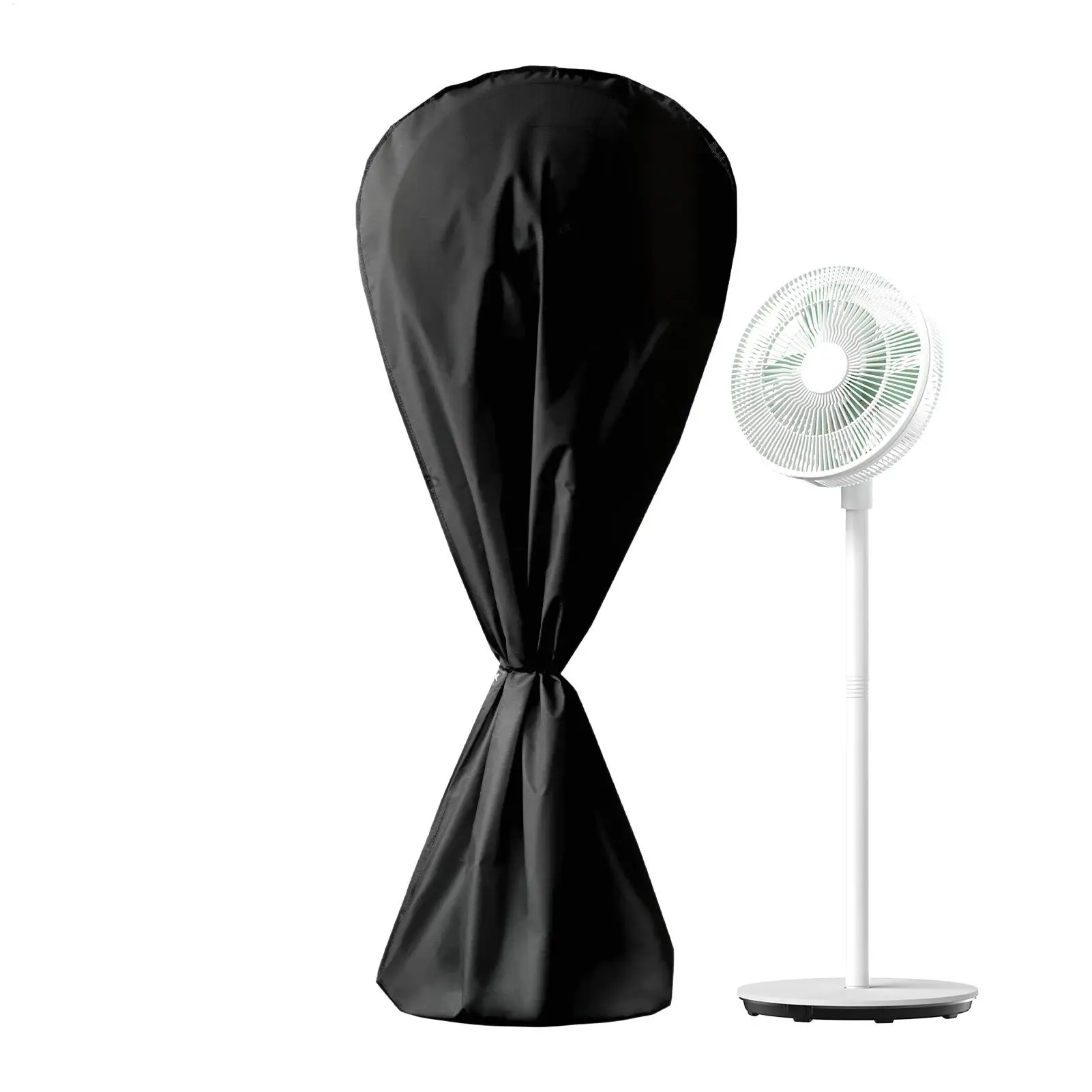 Fan Covers Dust Dustproof Reusable Stand-Up Protector with String Fabric Floor Fan Cover for Standing Ventilation House Kitchen