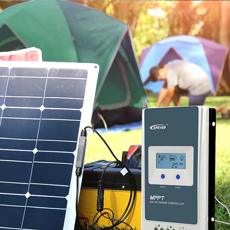 EPever MPPT 40A 30A 20A Solar Charge Controller 12V 24V Auto Solar Panel Regulator Solar Battery Charger Tracer3210AN Tracer4210