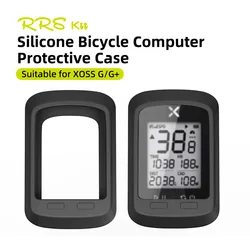 RRSKIT For XOSS G/G+ Bicycle Computer Silicone Protective Cover Bike GPS Anti-crash Waterproof Bicycle Computer Protective Case