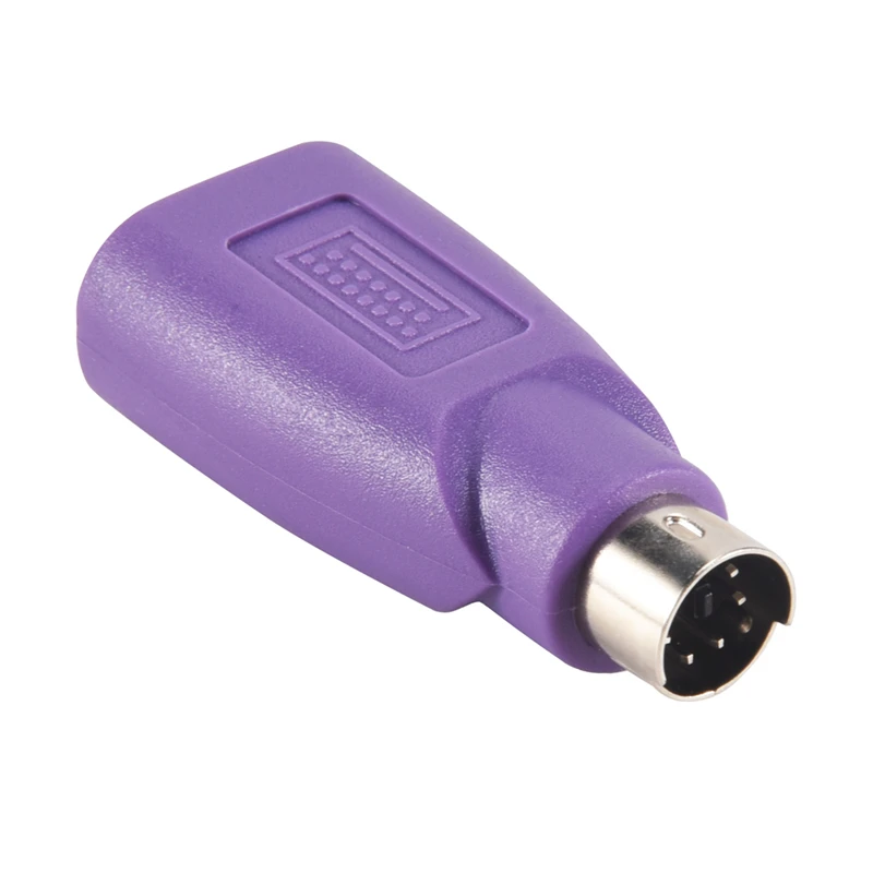 Conector de PS2 a USB, Mini adaptador de ratón y teclado de ordenador, convertidor de ratón y teclado