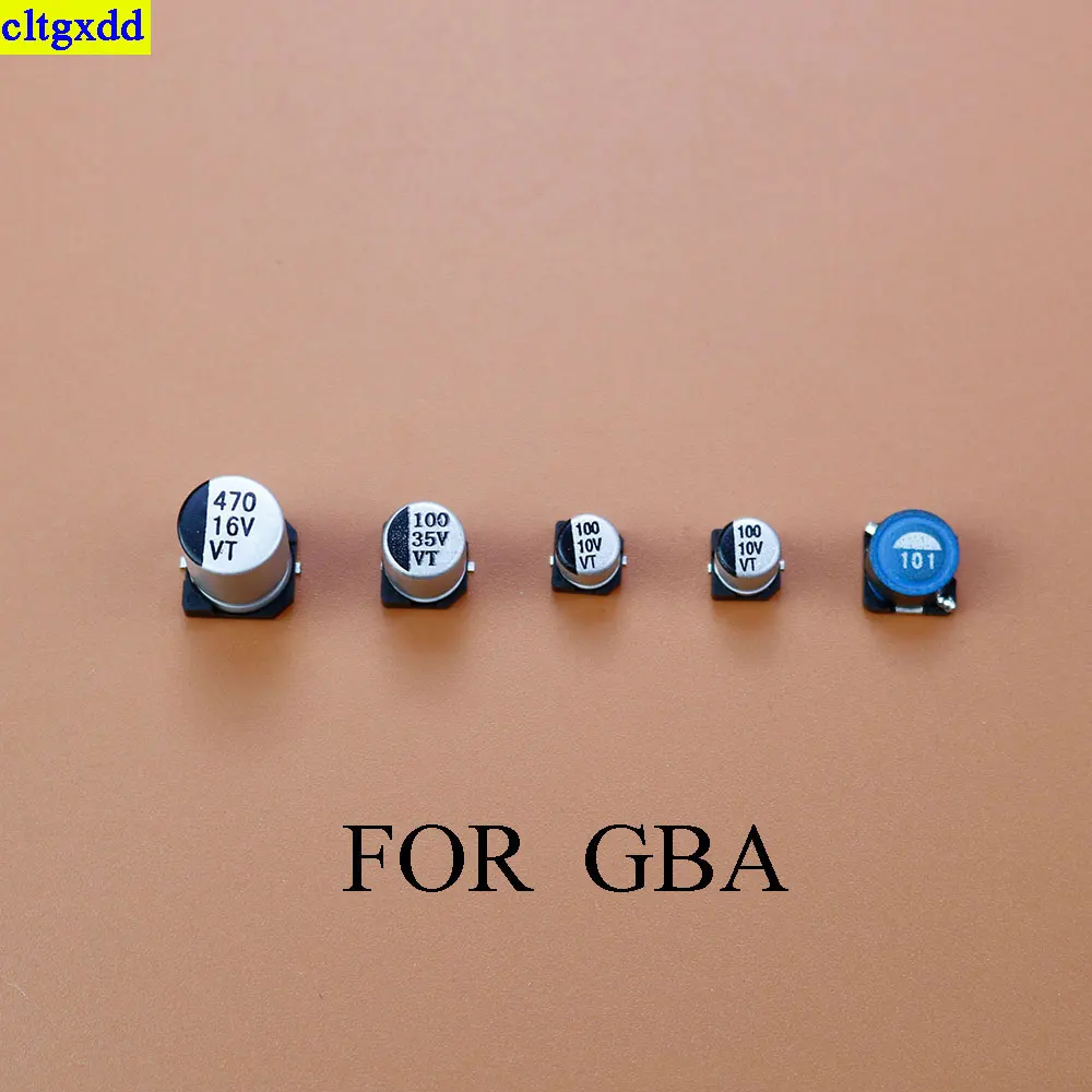 Cltgxdd для GBA, обслуживание игровой консоли, GBA, ЖК-подключаемый конденсатор, индуктор, динамик, источник питания, переключатель громкости, аксессуары