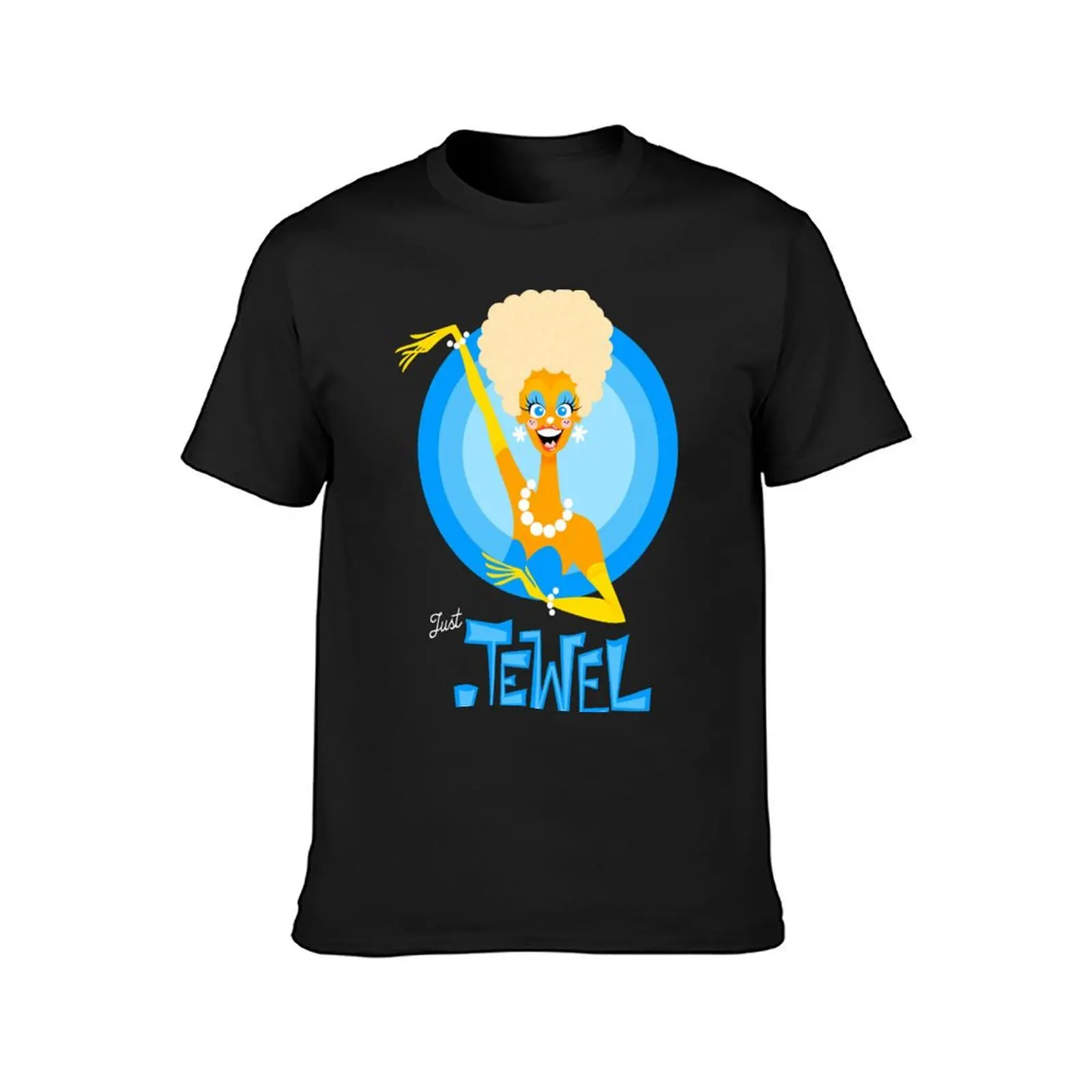 JUST JEWEL Looney Tee T-Shirt customizeds cotton graphic tees summer tops graphic shirts plus size men clothing