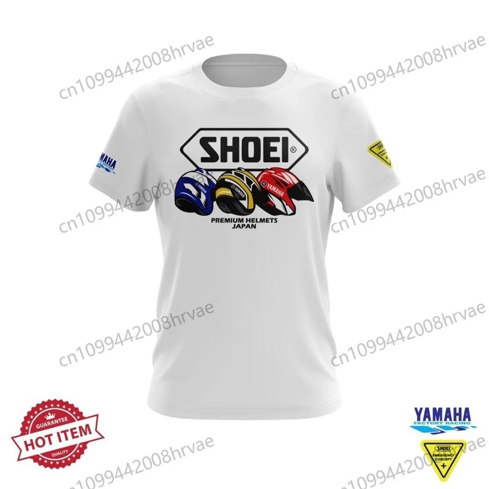 

2025 New Clothing Unisex Summer Fashion Sports Short Sleeve Tops Yamaha 3D Printing Racing Motorcycle Riding T-shirt