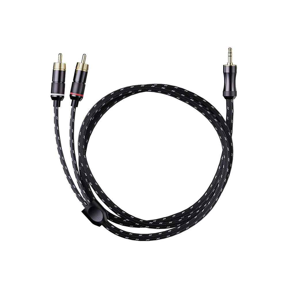 FiiO LR-3.5A dual RCA Lotus male to 3.5mm male audio cable for SP3 speaker