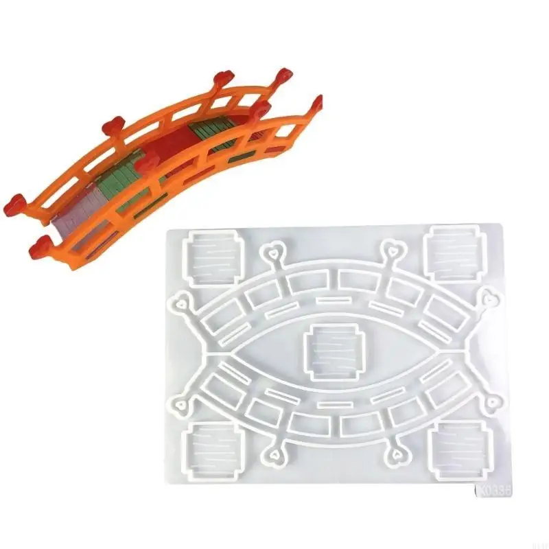 91AF Casting Mould Concrete Moulds Bridge Ornament Molds Handmade Accessories Suitable for Enthusiasts and Home Decors Lovers