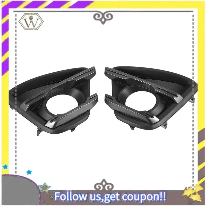 

ABXV-For Mazda CX-5 CX5 2015 2016 2017 Fog Light Lens Cover Front Bumper Fog Lamp Fame Decoration Car Stying