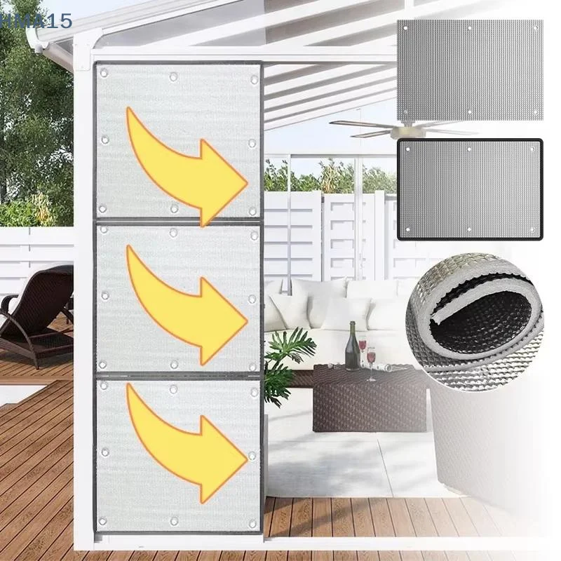 【YA】Window Sun Shade Film Aluminum Foil High Efficiency Anti UV Insulation Privacy Protector for Home