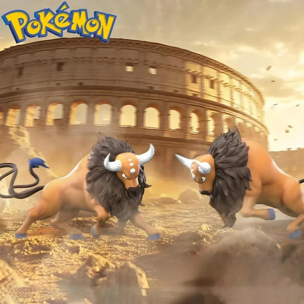 6-7cm Pokémon Anime-Figur Tauros Actionfiguren PVC-Statue Desktop-Ornament Sammlermodell Spielzeug Geschenke