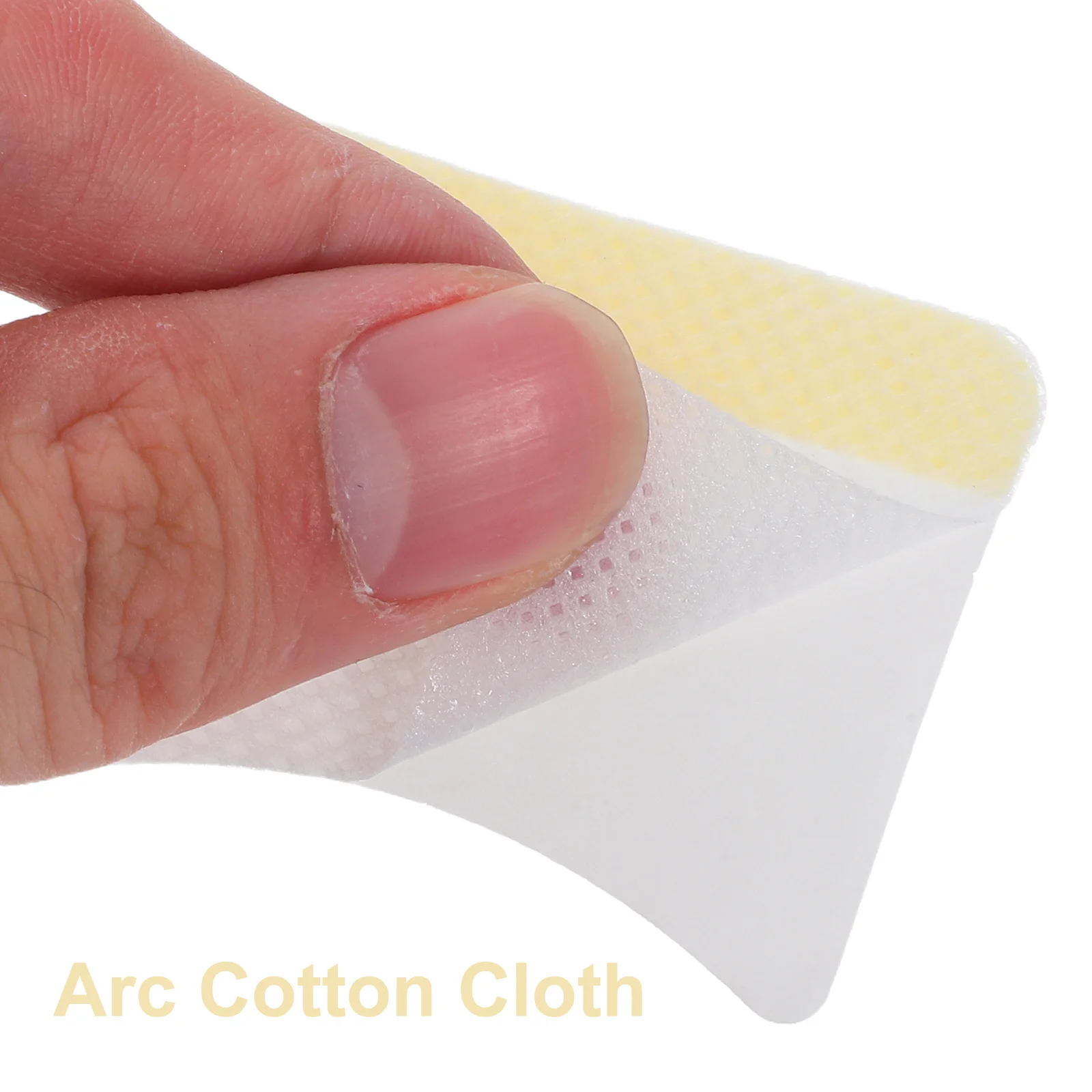 160 個快適な弧状メイク落としパッドまつげクリームクリーニングクッション女性化粧品フェイスクリーニングアクセサリー