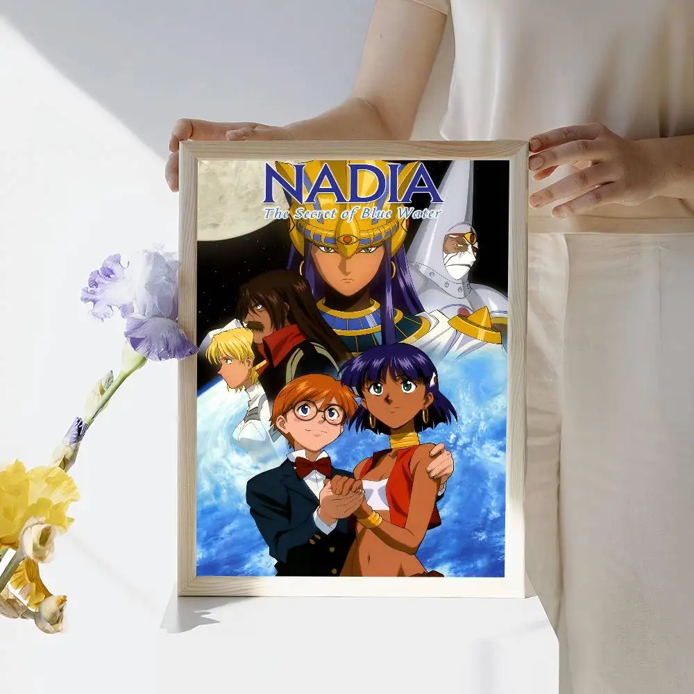 ناديا سر المياه الزرقاء أنيمي DIY لزجة المشارك خمر غرفة بار مقهى ديكور ديكور المنزل