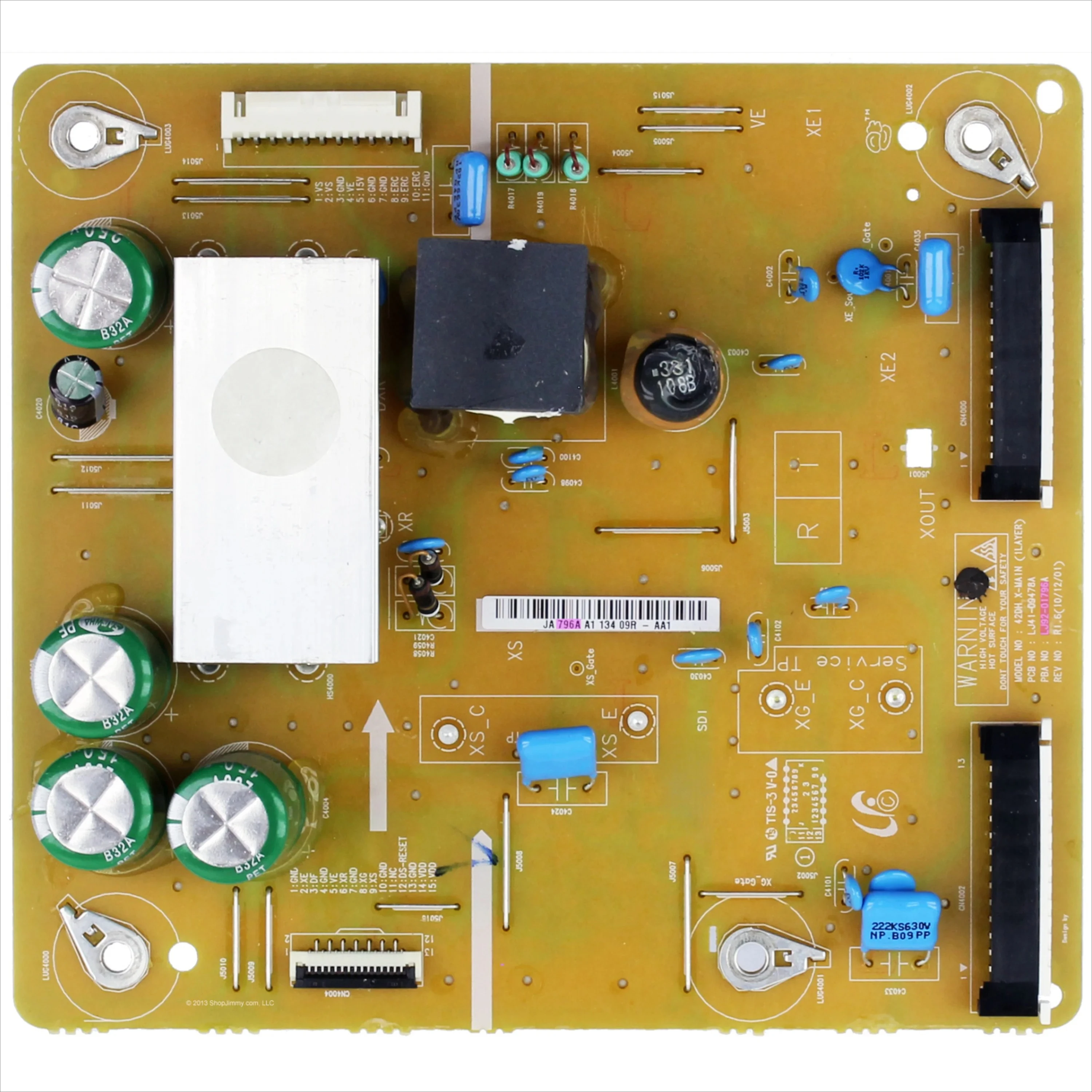 Genuine Plasma TV Board LJ92-01796A LJ41-09478A for PS43D450A2 PS43D490A1 3DTV43858 PL43D450A S42AX-YB11 X-Main Board