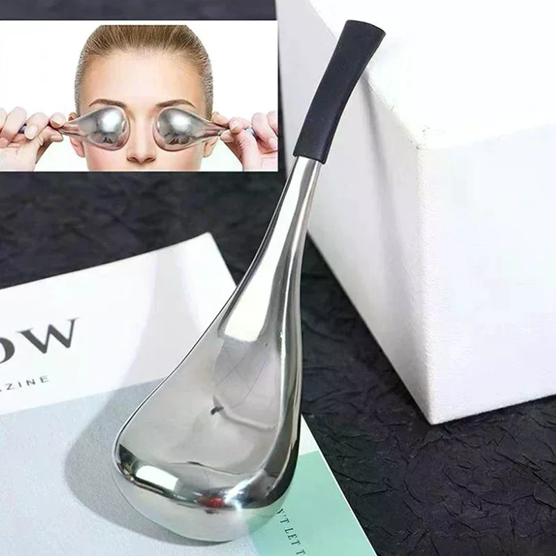 IJsbollen Gezichtsverzorgingshulpmiddel voor gezicht en ogen Roestvrijstalen schoonheid Cryo-sticks voor vrouwen Koelende spa-bollen