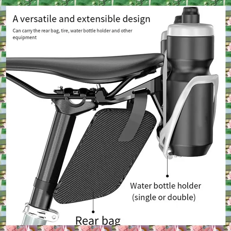 스포츠 ENLEE 자전거 물병 케이지 변환 시트 어댑터 마운트 조정 가능한 도로 자전거 핸들 바 물병 홀더 시트 포스트 마운트