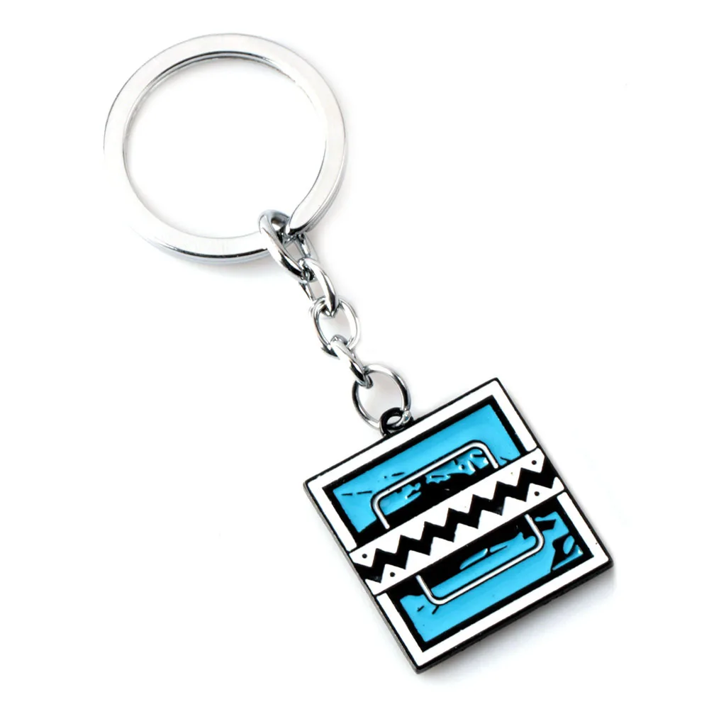 Rainbow 6 Six Seige Enamel Keychain Game Peripheral SLEDGE BANDIT VIGIL JAGER FROST Sledge BUCK Operator Logo Toy Gifts for Fans