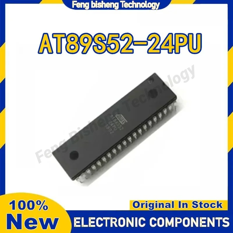 

5PCS AT89S52-24PU AT89S52-24 AT89S52 AT AT89 AT89S IC MCU Chip DIP-40 in Stock 100% New Origin