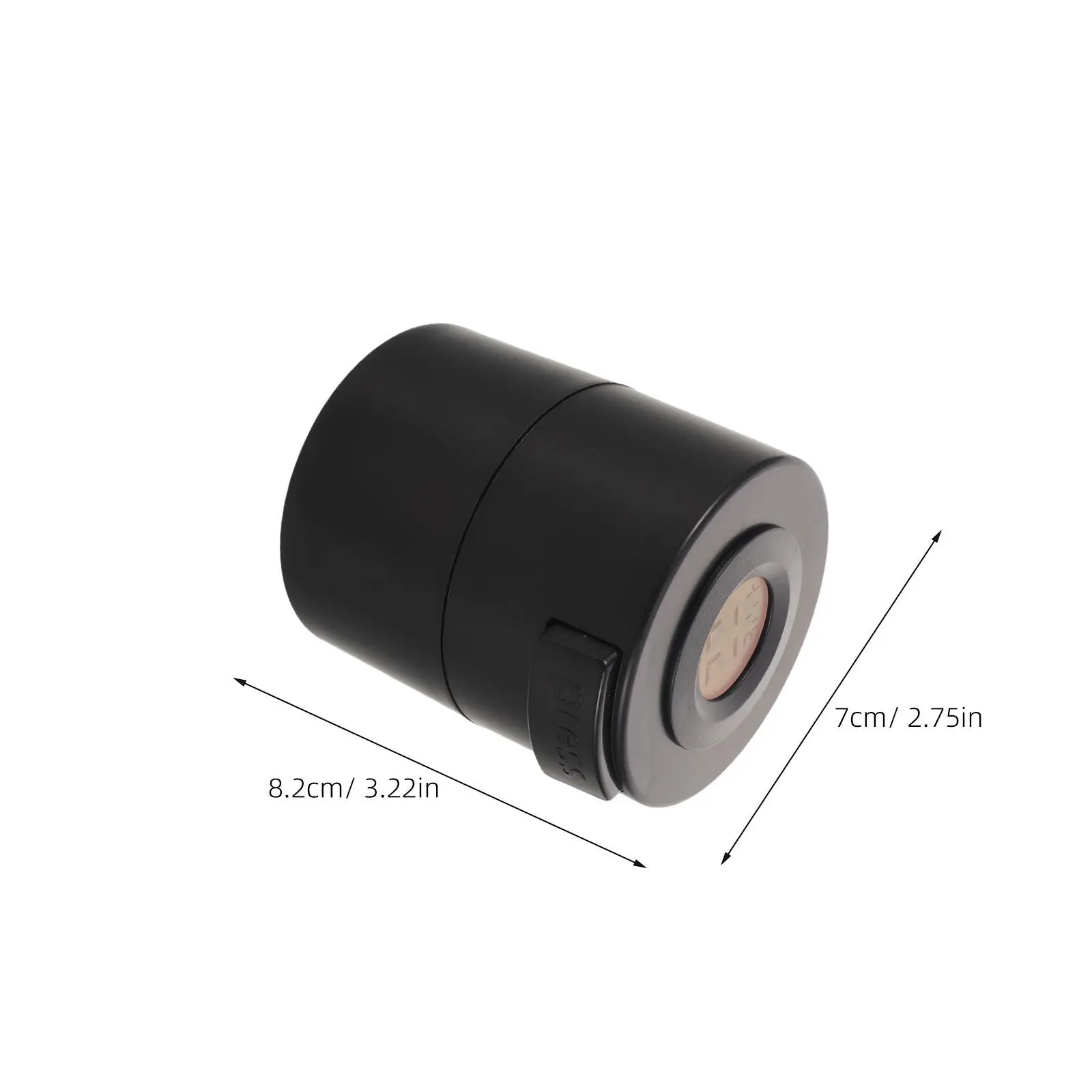 Black Eyelash Glue Storage Container Press Type Sealing Tank with Sponge Temperature Humidity Control Extension Lash Glue Jar