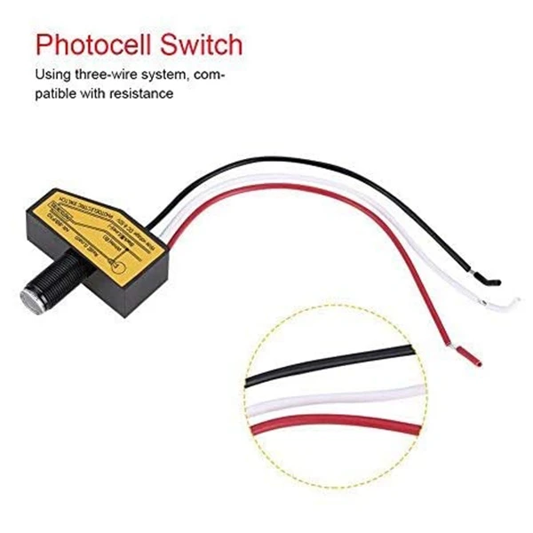 Photocell Switch NK-BB/F50 DC 8-50V Dusk to Dawn Sensor Photoelectric Switch Light Photocell Sensor Lighting Switch