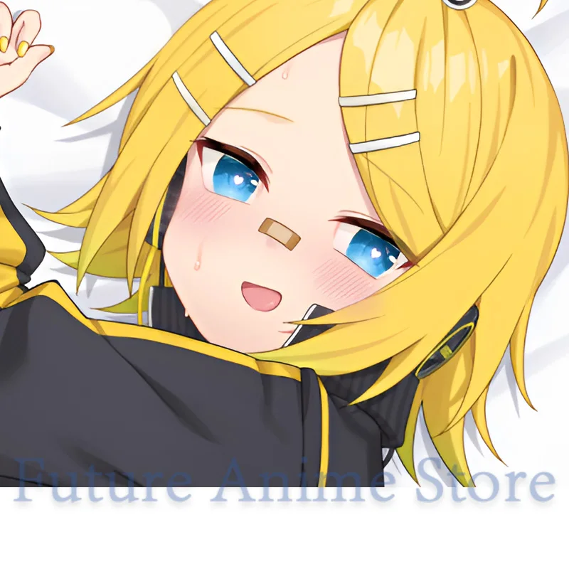 

Dakimakura Anime Rin Girl Double sided Print Life size Body Pillow Cover Pillowcase