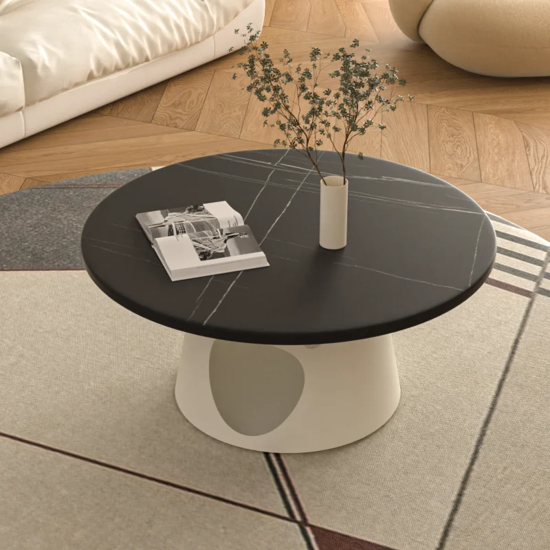 Modern Elegant Coffee Tables Round Nordic Center Funky Console Table Living Room Mesas De Centro Para Sala Minimalist Furniture