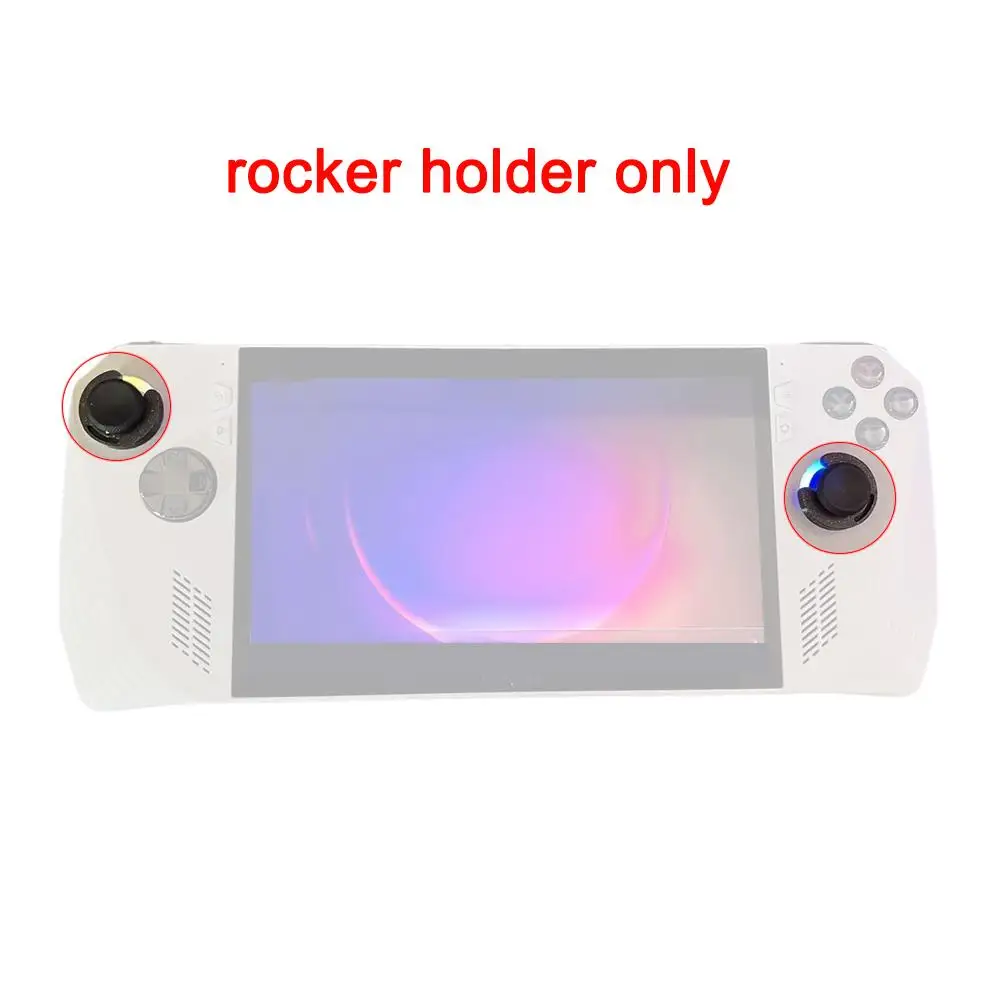 2pcs Rocker Holder For Asus ROG Ally Silicone Cover Handheld Console Game Controller Stick Thumb Grip Anti Slip