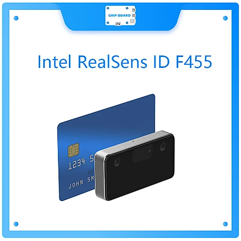 Intel RealSens ID F455 Peripheral, Sensor de profundidad estéreo activo con una red neuronal especializada diseñada para cerraduras inteligentes, etc.