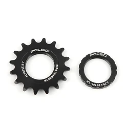 POLSO Fixed Gear Bike Freewheel 13T 14T 15T 16T 17T Single Speed Fixie Bicycle Cog Aluminum Alloy Track Cycling Parts