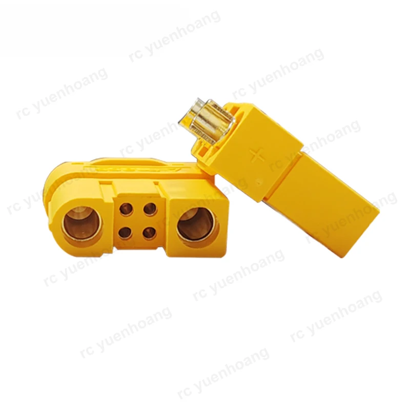 2PCS XT120(2+4) Male Female Plug with 1A Signal Pin Terminal for RC Drone Lithium Battery Controller Welding Power Connector