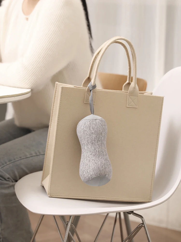 Mini-Nackenkissen, tragbares U-förmiges Kissen, für Erwachsene, Reisen, Rücken, Schlafen, Nackenkissen, Bürokissen, unterstützendes Nacken-Schlafkissen – Detail 7
