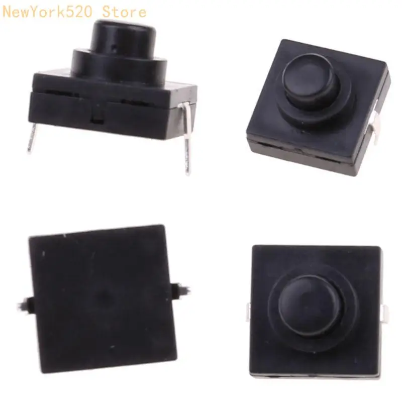 10 Pcs Flashlight Switch Button 1A 30V 2Pin CB-1212-112D Ultra-Thin Feet N84C