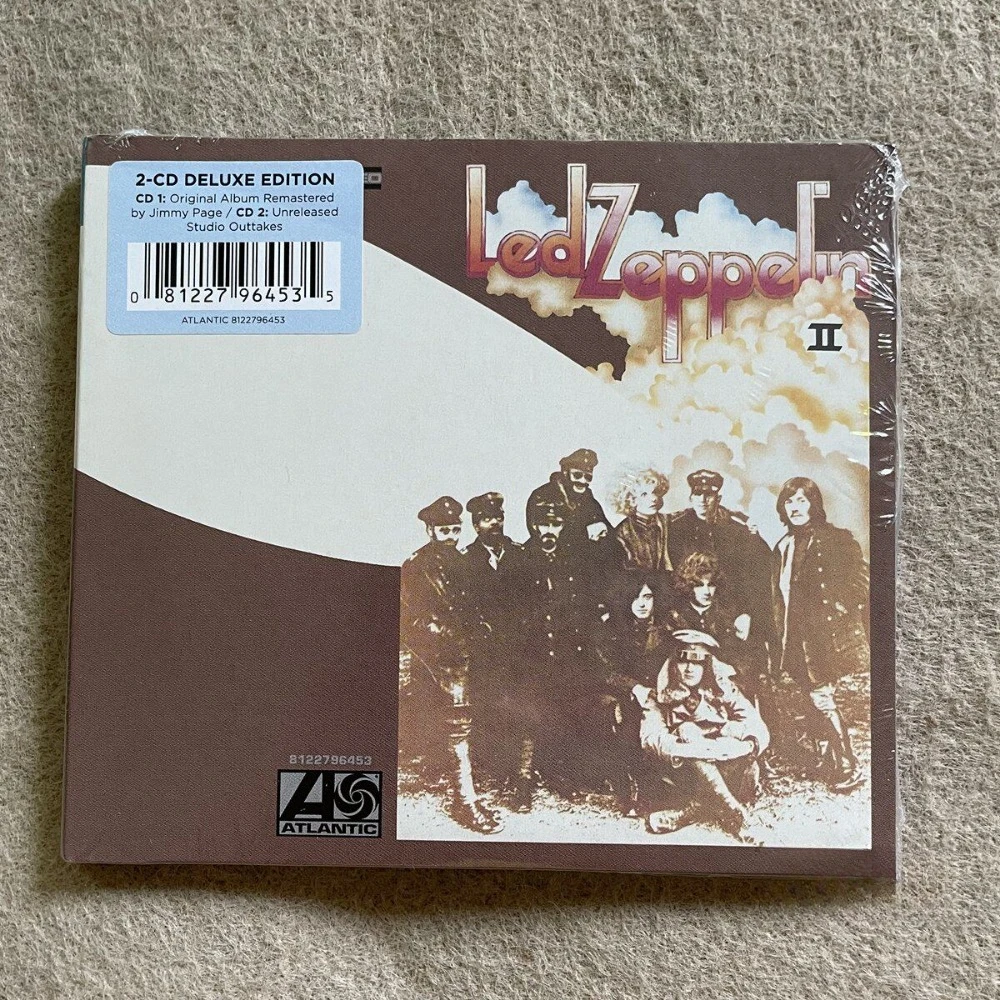 Edição Deluxe Led Zeppelin II 2014 Remasterizada 2CD Hard Rock Heavy Metal Jimmy Page Whole Lotta Love Lacrado Novo Importado