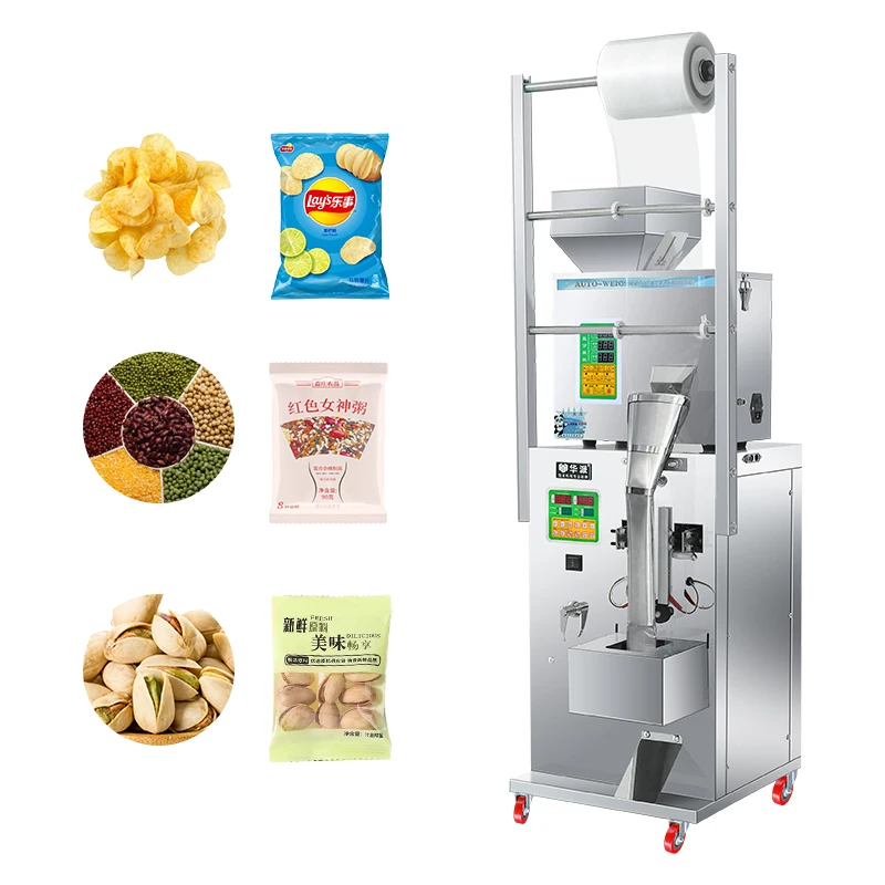 Small Auto Counting and Packaging Machine Seeds Salt Small Biscuits Sugar Coffee Snack Packaging Machine
