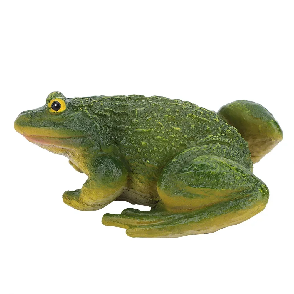 Big Frog Resin Crafts Home Ornament Miniature Statue Garden Decoration Courtyard Yard Lawn Bonsai Sculpture Decor