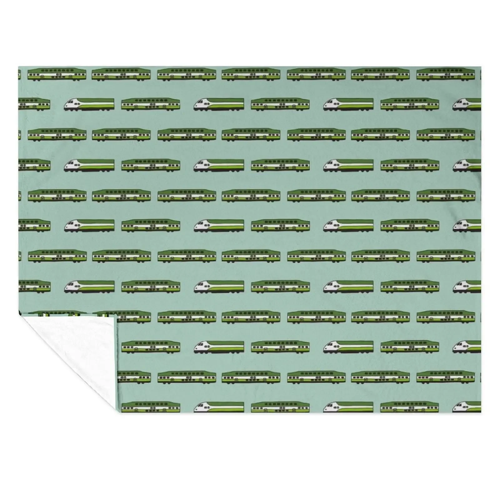 

Toronto go train Throw Blanket Bed Fashionable Nap Furry for winter Blankets