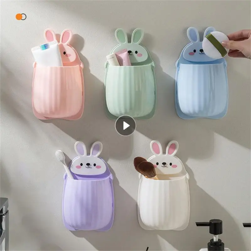 Storage Box Higher Load Easy To Take No Punching Multipurpose Home Storage Shelf Durable Drain Hole Design Cute Pet Drain Rack