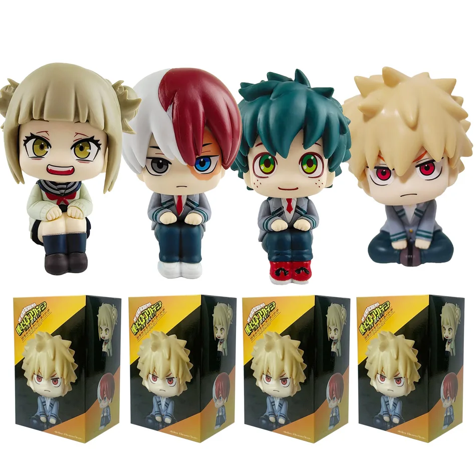 10 سنتيمتر Boku no Hero Academia أنيمي الشكل Midoriya Izuku عمل الشكل Bakugo Katsuki/Todoroki Shoto تمثال PVC جمع اللعب