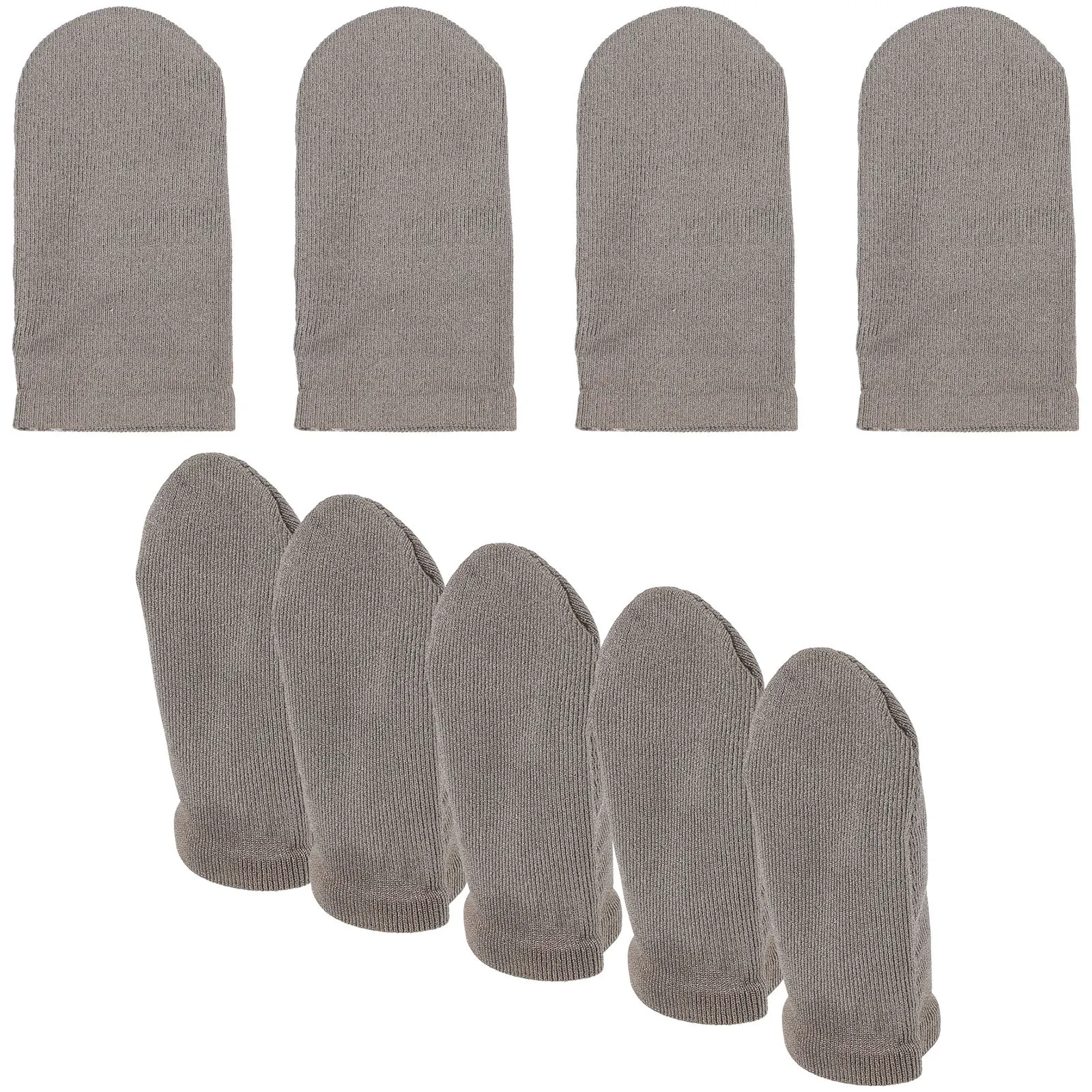 10 قطعة أغطية أصابع مضادة للانزلاق للألعاب مادة نايلون قابلة للتنفس لوازم ألعاب الهاتف المحمول لا توجد أدوات أكمام أصابع #6