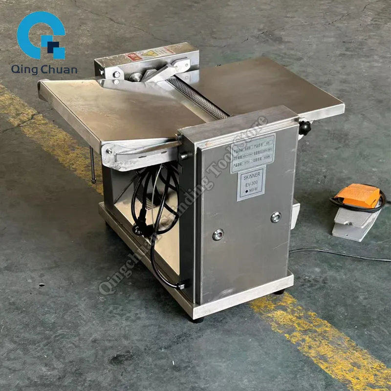 Máquina de Descascar Carne Suína Totalmente Automática, Máquina de Descascar Carne Bovina, Fatiador de Carne, Várias Peças para Máquina de Descascar Carne Suína