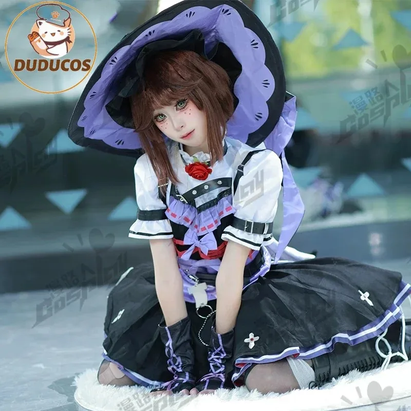 البستاني تأثيري حلي لعبة الهوية الخامس تأثيري DUDU-R إيما وودز 2024 هالوين الحفل الساحرة تأثيري المرأة فستان لطيف