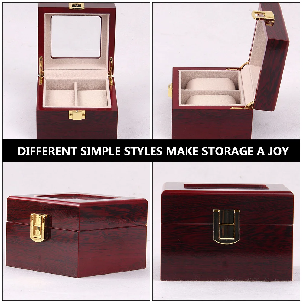 

1 pc Watch Case Design Large Capacity For Watches Jewelry Storage Display Box Gift Container Household Wristwatch