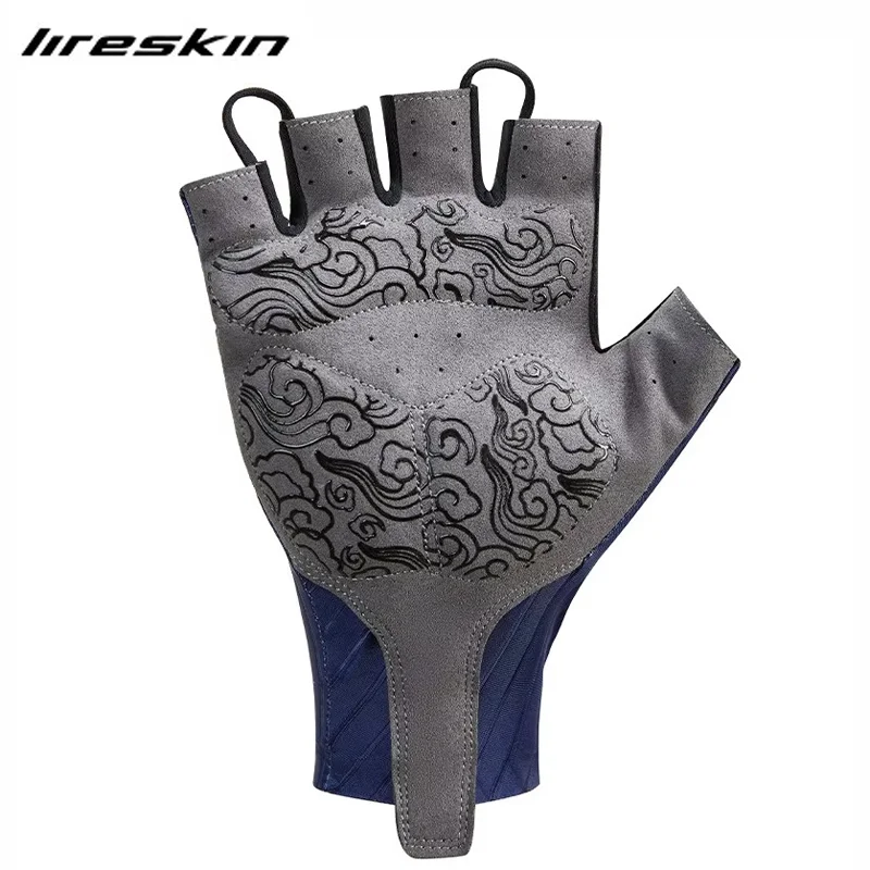 Liteskin Iceborn Cycling Gloves Half Finger Road Bike MTB Outdoor Sport Gym Riding Men Women Silicon Quick Dry Fiber Lycra