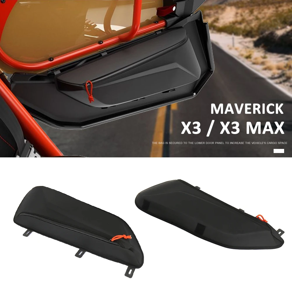 

UTV Accessories Lower Door Panel Storage Bag 6L Black Tool Bag For Can-Am Maverick X3 Max MAVERICK X3 Can Am Maverick X3 Max