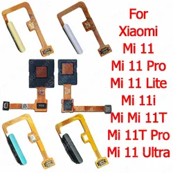 Finger Print Scanner For Xiaomi Mi 11 Lite 11i Mi11 Ultra 11T Pro 5G Fingerprint Sensor Flex Cable New Return Key