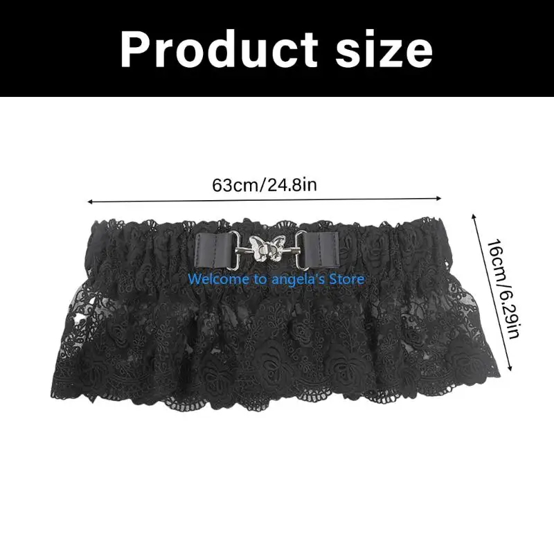 X4YC гибкий кружевной пояс, поддерживающий ремень, эластичная дышащая ткань, профессиональное использование