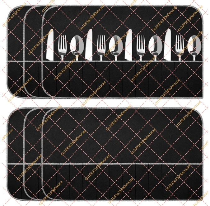 Anti-Tarnish Silver Storage Bags - Reusable Felt Flatware Organizer & Silverware Protector Pouch for Jewelry and Cutlery