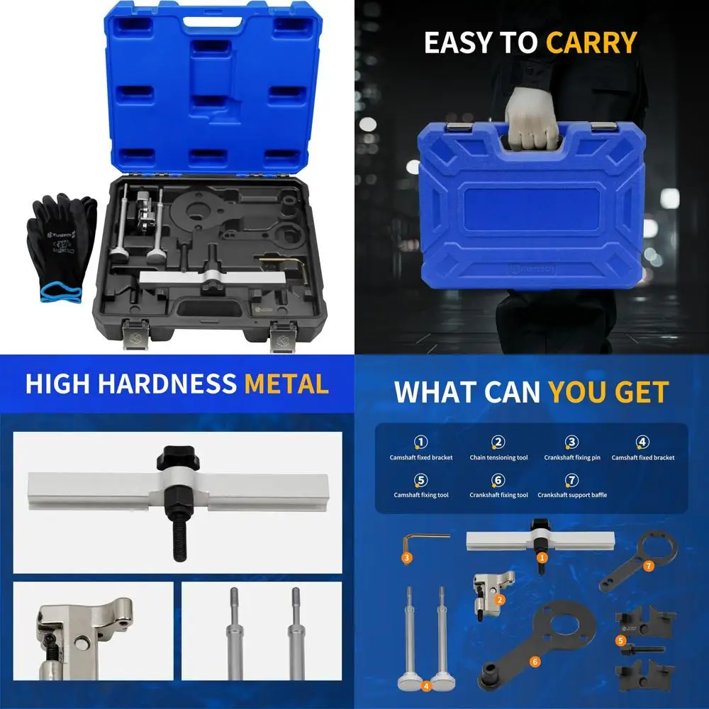 

Набор инструментов для блокировки ГРМ двигателя, совместимый с BMW V8 N63 S63 (без подъема клапана) N65 N74 X5 X6 Drive 750I 760I, выравниватель кулачка распределительного вала